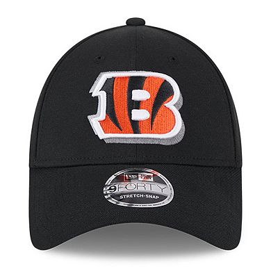 Men's New Era  Black Cincinnati Bengals 2024 NFL Draft 9FORTY Adjustable Hat