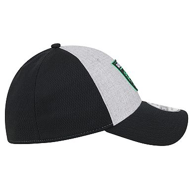 Men's New Era Gray/Black Austin FC Throwback 39THIRTY Flex Hat
