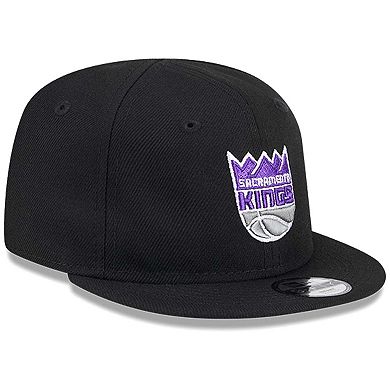 Newborn & Infant New Era Black Sacramento Kings My First 9FIFTY Evergreen Adjustable Hat