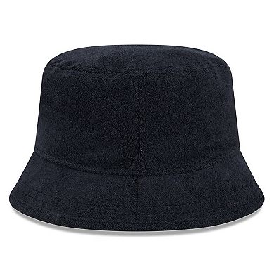 Men's New Era Black Chicago Bulls Court Sport Terry Bucket Hat