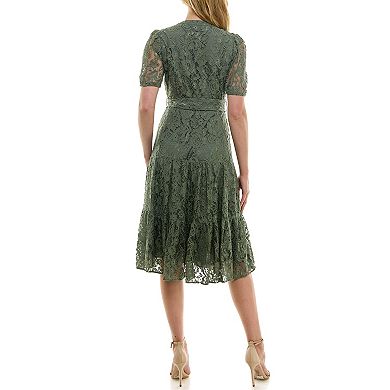 Women's Nanette Lepore Button Up Lace Shirtdress