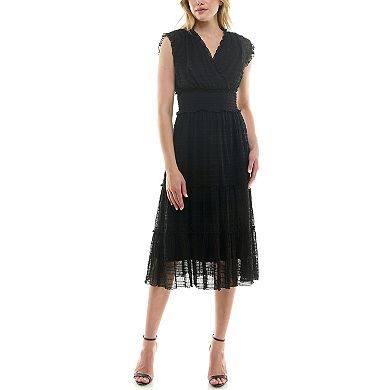 Women's Nanette Lepore Sleeveless Smocked Pleated Dress