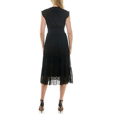 Women's Nanette Lepore Sleeveless Smocked Pleated Dress