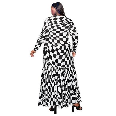 Plus Size Grayson Tiered Maxi Dress