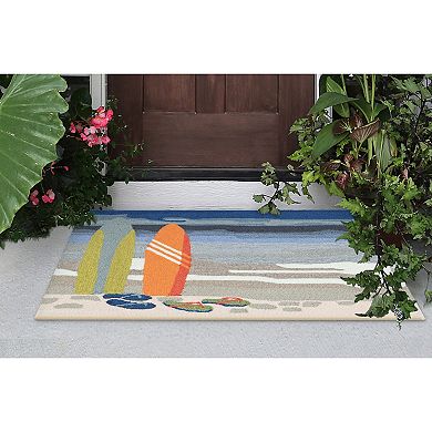 Liora Manne Frontporch Surf Break Indoor/Outdoor Area Rug