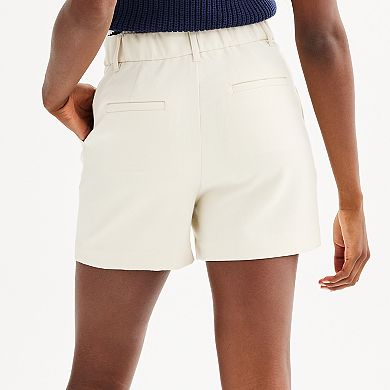 Juniors' SO® Pleated-Front Trouser Shorts