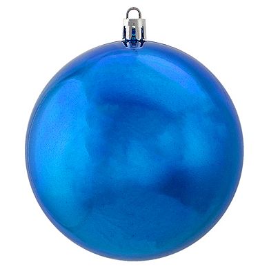 Northlight 12-Pack Lavish Blue Shatterproof Christmas Ball Ornaments