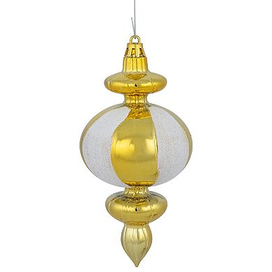 Northlight 8-Pack Gold Shiny Finish Shatterproof Finial Christmas Ornaments