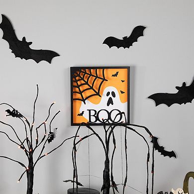 Northlight Framed 3D "Boo" Halloween Wall Sign