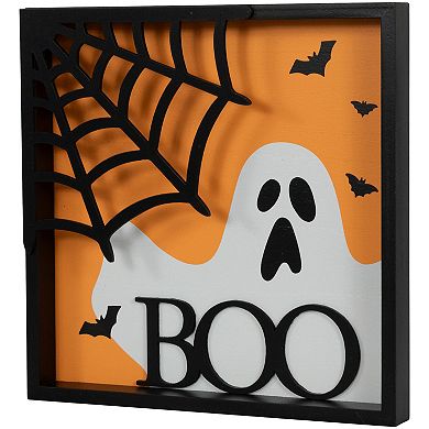 Northlight Framed 3D "Boo" Halloween Wall Sign