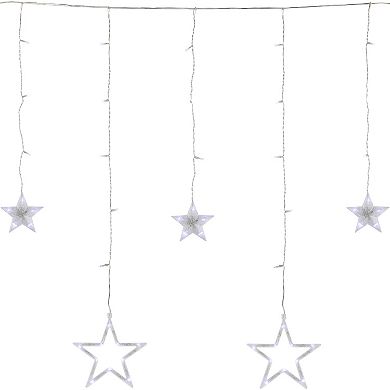 Northlight 8 ft. Christmas Stars LED Icicle Lights