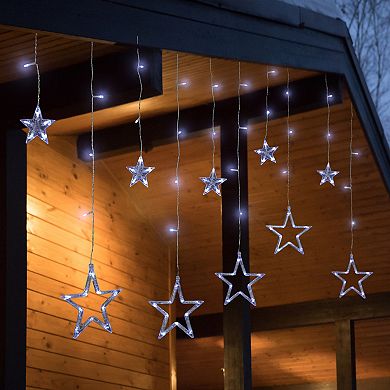 Northlight 8 ft. Christmas Stars LED Icicle Lights