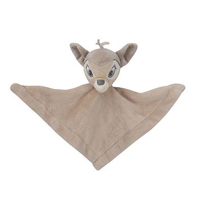 Lambs & Ivy Disney Baby Bambi Deer/fawn Security Blanket/lovey - Taupe