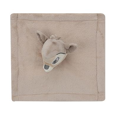 Lambs & Ivy Disney Baby Bambi Deer/fawn Security Blanket/lovey - Taupe