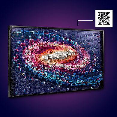 LEGO Art The Milky Way Galaxy Wall Art Decor 31212 Building Kit (3091 Pieces)