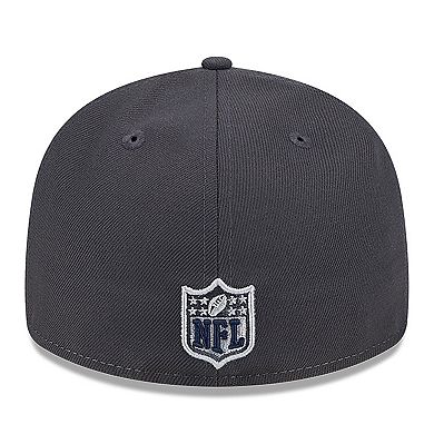 Men's New Era  Graphite Dallas Cowboys 2024 NFL Draft Low Profile 59FIFTY Fitted Hat