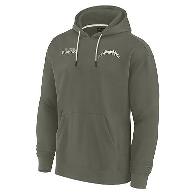 Unisex Fanatics Signature Olive Los Angeles Chargers Elements Super Soft Fleece Pullover Hoodie