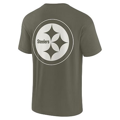 Unisex Fanatics Signature Olive Pittsburgh Steelers Elements Super Soft Short Sleeve T-Shirt