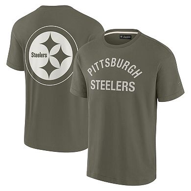 Unisex Fanatics Signature Olive Pittsburgh Steelers Elements Super Soft Short Sleeve T-Shirt