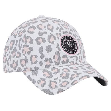 Women's New Era White Inter Miami CF Active 9TWENTY Adjustable Hat