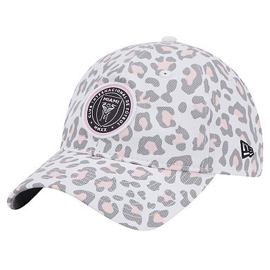 Women's New Era White Inter Miami CF Active 9TWENTY Adjustable Hat