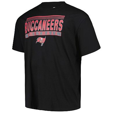 Men's Fanatics Black Tampa Bay Buccaneers Big & Tall Pop T-Shirt