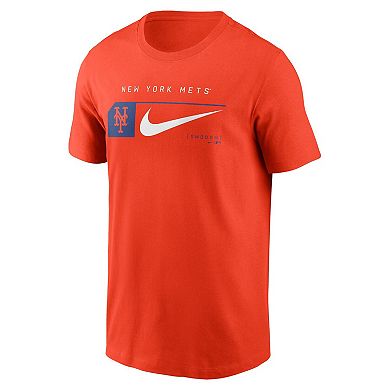 Men's Nike Orange New York Mets Team Swoosh Lockup T-Shirt