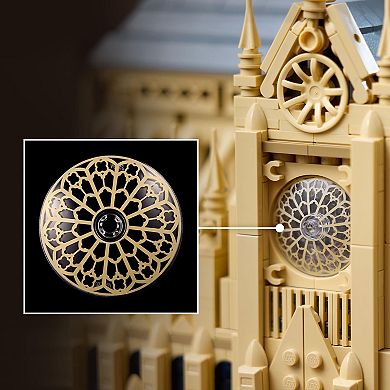 LEGO Architecture Notre-Dame de Paris Replica Build and Display Set 21061 Building Kit (4383 pieces)