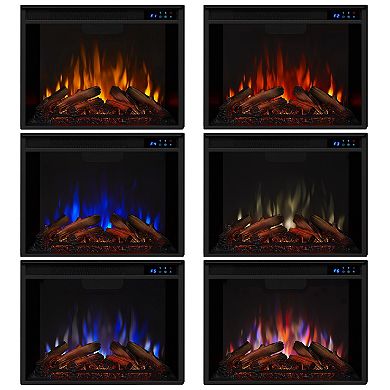 Hollis 32" Electric Fireplace In Black By Real Flame