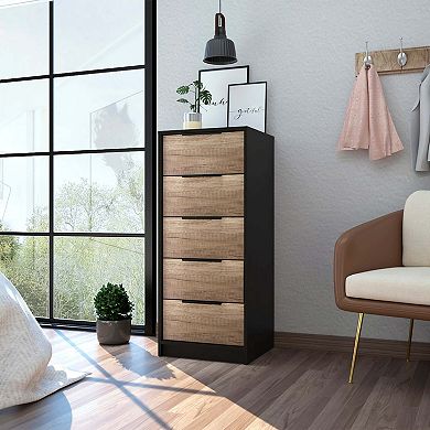 Kaia 5 Drawer Dresser, Vertical Dresser