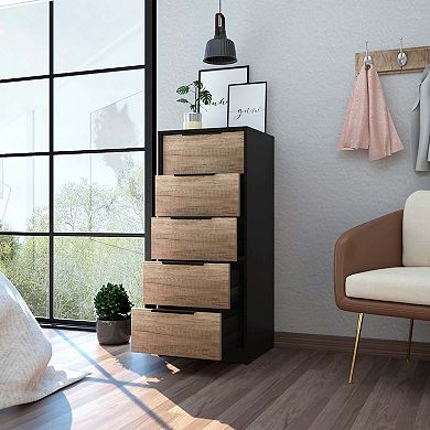 Kaia 5 Drawer Dresser, Vertical Dresser