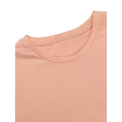 Men's T-shirts Color Block Round Neck Short Sleeve Tops