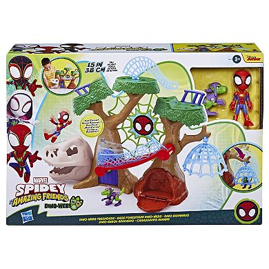 Hasbro Marvel Spidey and His Amazing Friends Dino-Webs Treehouse