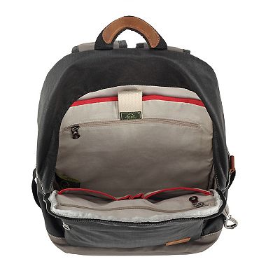 Tsd Brand Urban Light Coated Canvas Backpack