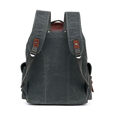 Tsd Brand Stone Creek Leather Backpack