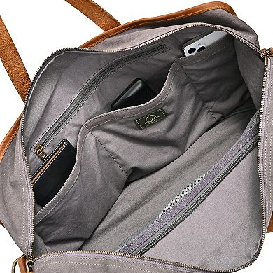 Tsd Brand Valley Oak Convertible Weekender Duffel