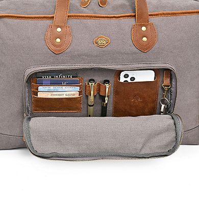 Tsd Brand Valley Oak Convertible Weekender Duffel