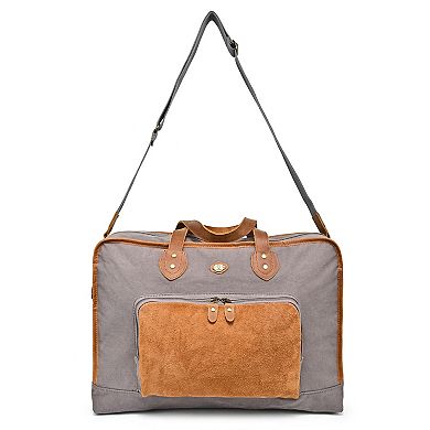 Tsd Brand Valley Oak Convertible Weekender Duffel