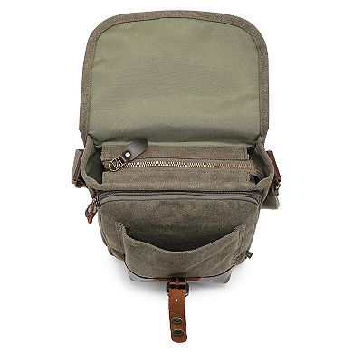 Tsd Brand Valley Trail Leather Crossbody Bag