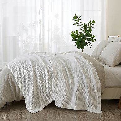 Patina Vie Maison Waffle Weave Ultra-Soft Thermal Blanket