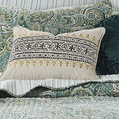 Levtex Home Kimpton Embroidered Rectangular Throw Pillow