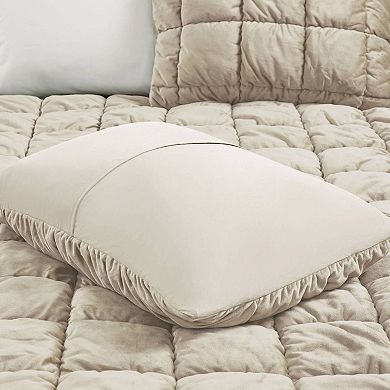 Intelligent Design Velvet Dream Puff Comforter Set