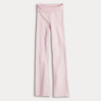 Juniors' Harper & Ivy Flare Sweater Pants