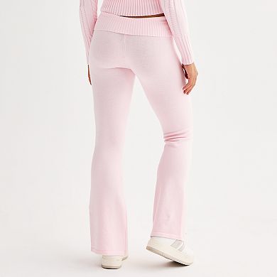 Juniors' Harper & Ivy Flare Sweater Pants