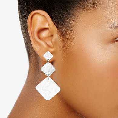 Sonoma Goods For Life® Hammered Linear Earrings