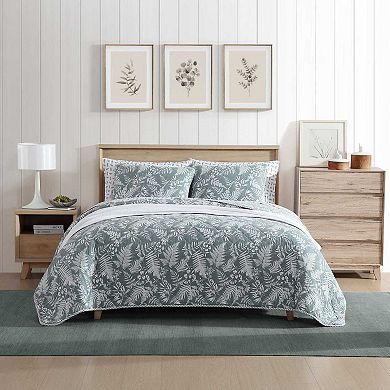 Eddie Bauer Fern Garden Reversible Quilt Set