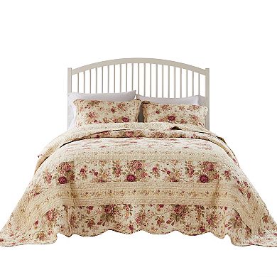 Greenland Home Fashions Antique Rose Bedspread Set