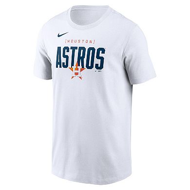 Men's Nike White Houston Astros Home Team Bracket Stack T-Shirt
