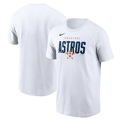Men's Nike White Houston Astros Home Team Bracket Stack T-Shirt