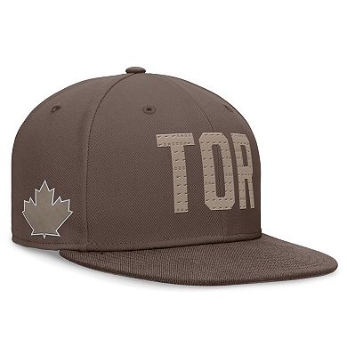 Men's Nike Brown Toronto Blue Jays Statement Ironstone Performance True Fitted Hat